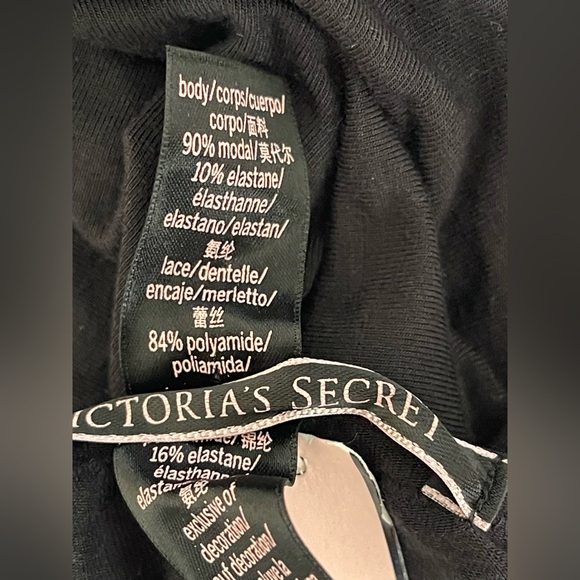 Victoria's Secret Charcoal Black Robe - Picture 7 of 8